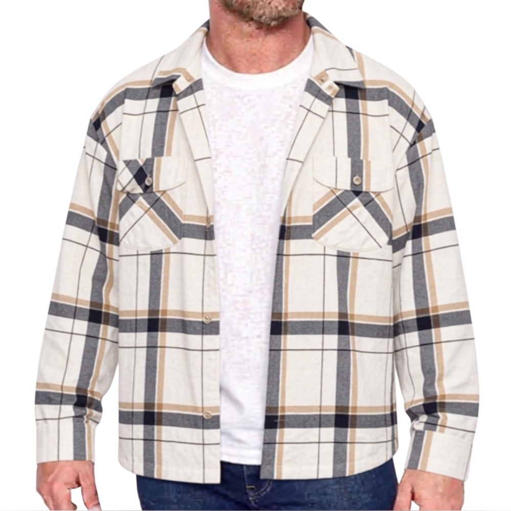 Cozy Everyday Sherpa Lined Flannel Jacket Coat